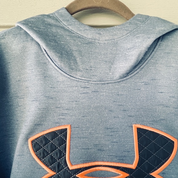 Under Armour Blue Pullover Hoodie Sweatshirt - Picture 6 of 11